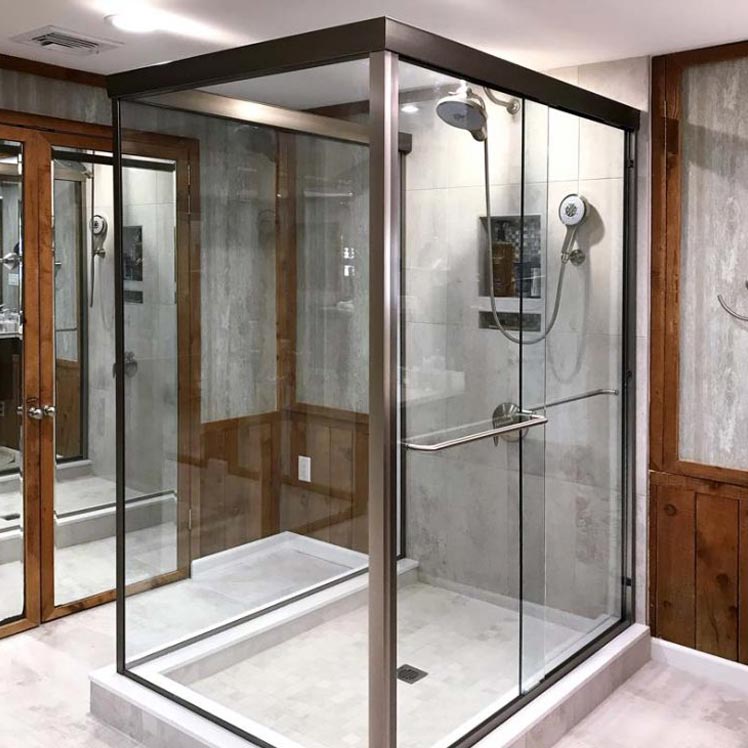 Semi-Frameless Shower Doors