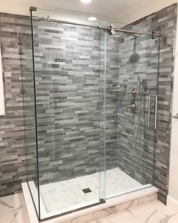 Centec Shower Doors Century Bathworks, Sliding Shower Door With Fixed Panel
