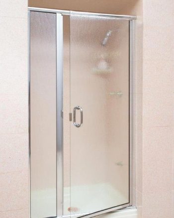 CH1627: Door & panel, bubble glass, chrome (aluminum)