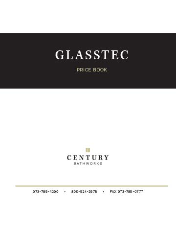 Glasstec Series Price Book